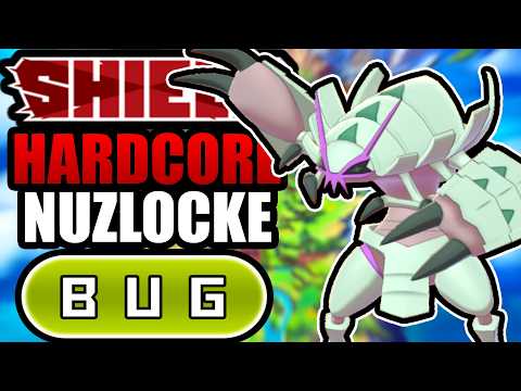 Pokémon Shield Hardcore Nuzlocke - BUG Types Only! (No items, No overleveling)