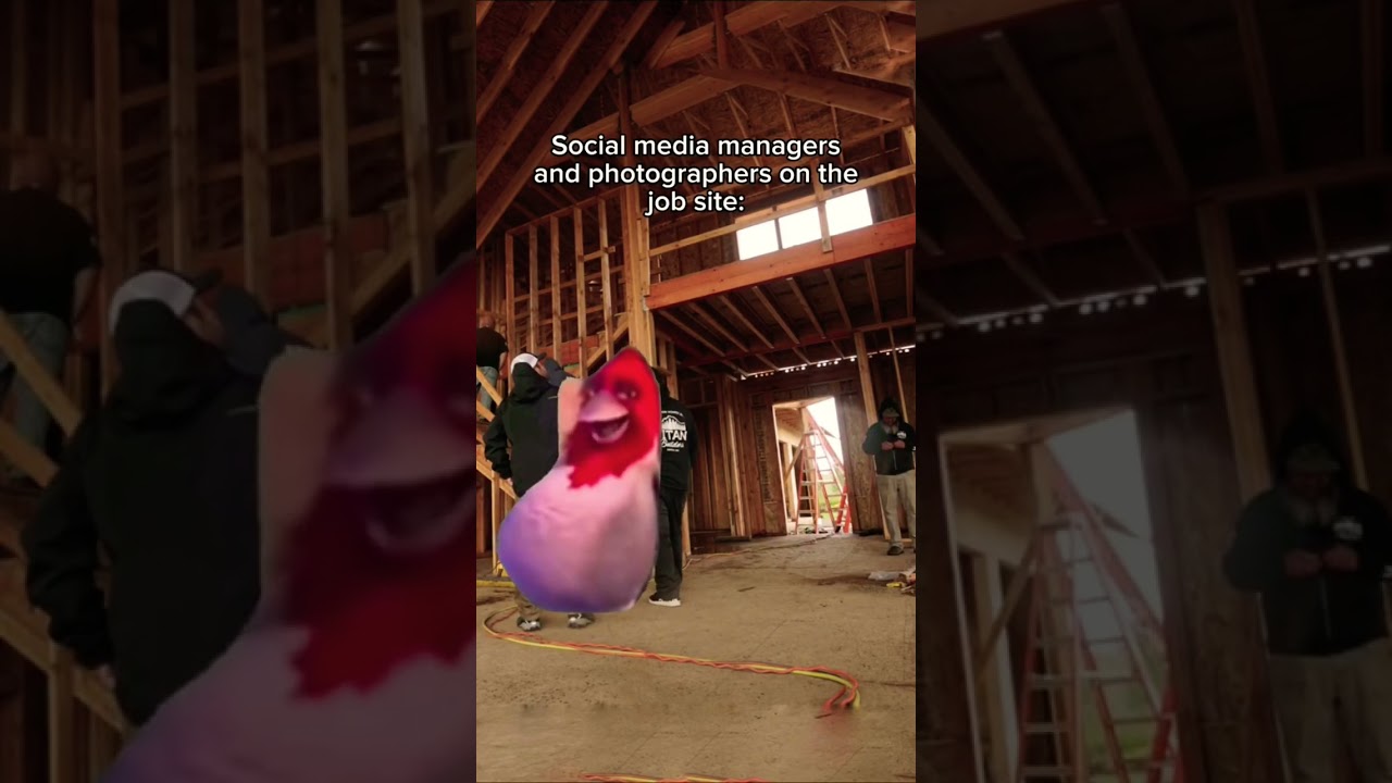 Just trying to get some good pictures 🤷#jobsite #building #construction #socialmediamanager