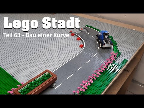 Lego Stadt (Teil 63)  Der Ländliche Bereich[6] - Bau einer Kurve
