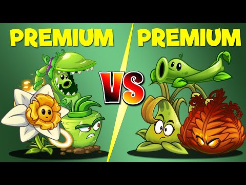 PvZ 2 Inferno&Pea vine&Stickybomb Rice Vs Draftodil&Snap Pea&Wasabi Whip-That Team Can Win?