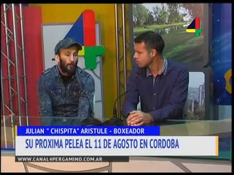 DEPORTES – BOXEO – JULIÁN ARISTULE  -  Pergamino