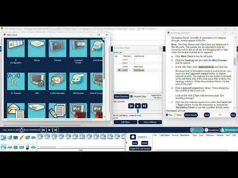 3.5.5 Packet Tracer - Investigate the TCP-IP and OSI Models in Action