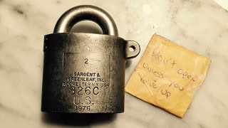 S&G 826C With Medeco Classic Core - Pick & Gut