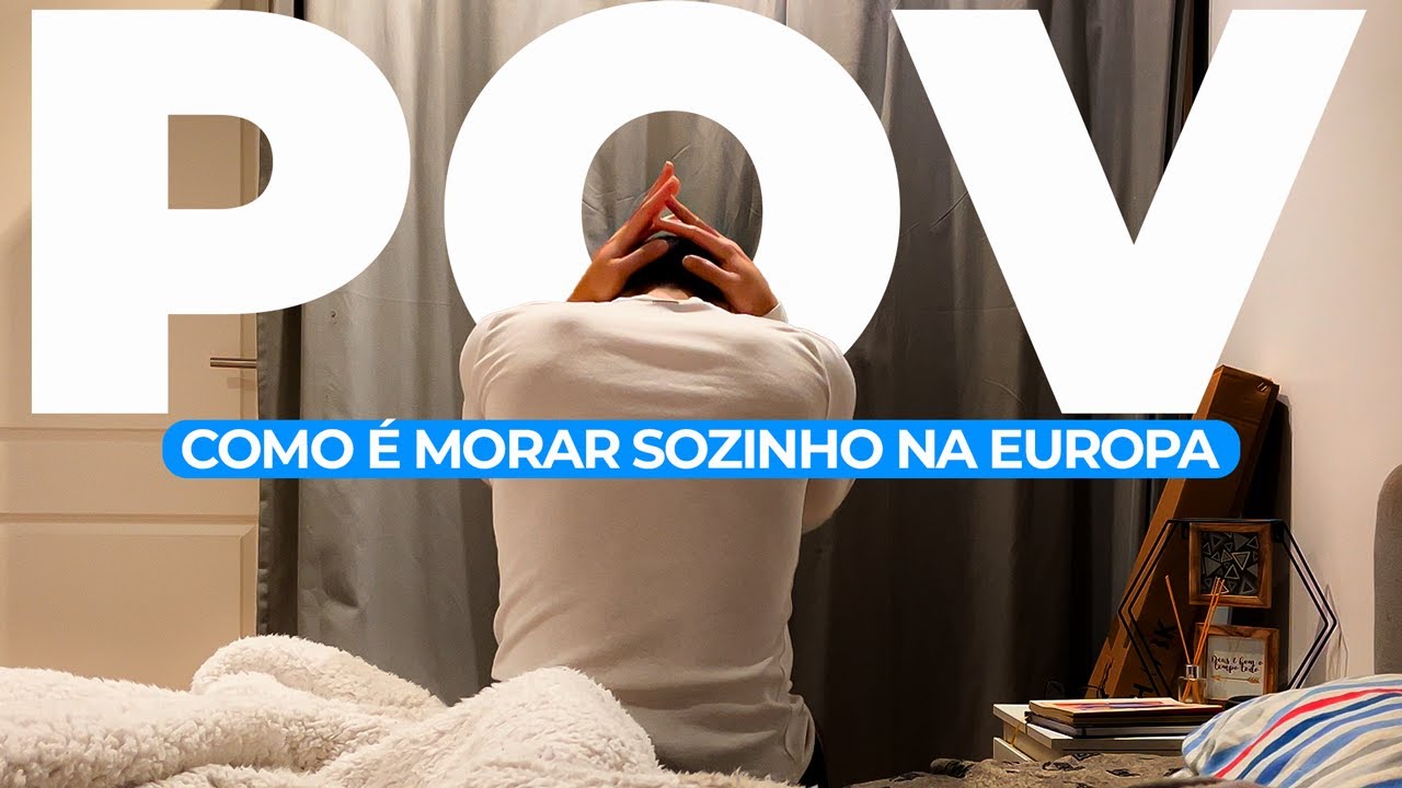 como é morar sozinho em portugal - vlog