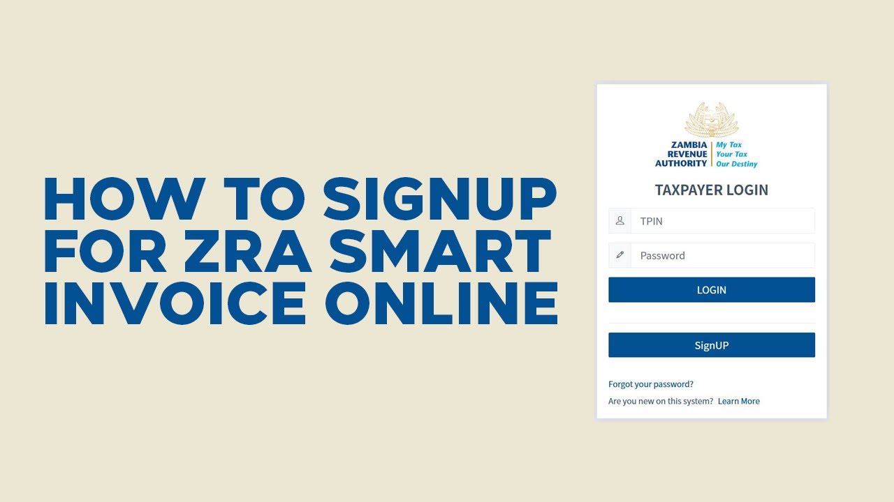How to Sign Up for Smart Invoice online