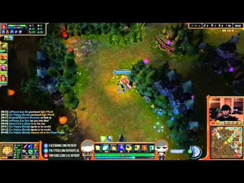 Crs Voyboy Mid Lane Blue Ezreal vs Ryze - League of Legends Season 3