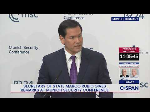 ミュンヘン安全保障会議でのマルコ・ルビオ長官の発言 (Secretary Marco Rubio Remarks at Munich Security Conference)