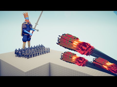 30x SQUIRES + 20x KNIGHTS + KING vs EVERY GOD - Totally Accurate Battle Simulator TABS