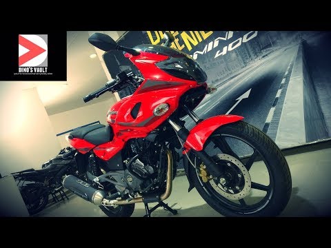 Pulsar 220F BS4 2017 Passion Red Walkaround Review #Bikes@Dinos