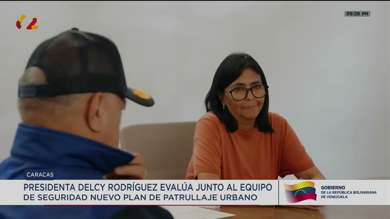Delcy Rodríguez se reúne por nuevo plan de patrullaje que sustituirá alcabalas en las ciudades