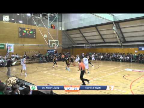 Highlights mit Alley-oop! - Uni-Riesen Leipzig vs. Saarlouis Royals 30.01.2016