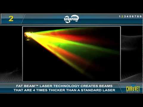 Scorpion RGY  - Bright, color-mixing aerial effect laser by CHAUVET, зображення 1