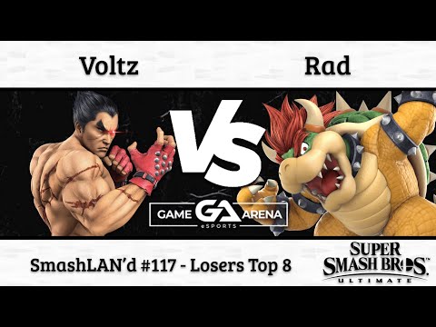 SmashLAN'd 117: Voltz (Kazuya) vs. Rad (Bowser) - Losers Top 8