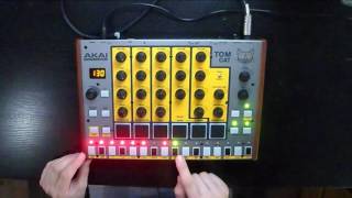 Video thumbnail for Akai Tom Cat Drum Machine Demo by Benjamin Jimenez