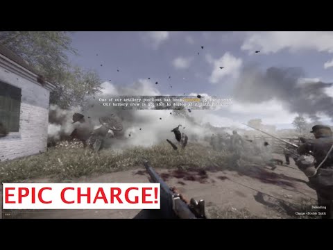 Officer's Speech and Epic Final Charge to Break the Union Lines at Dunker Church!