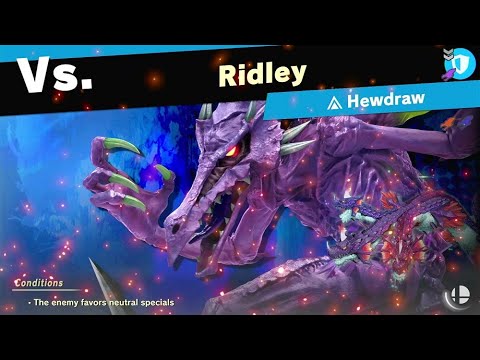Super Smash Bros Ultimate World of Light: Ridley vs Hewdraw