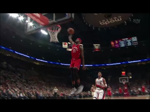 Raptors Highlights: Ross Steal and Slam - December 26, 2016