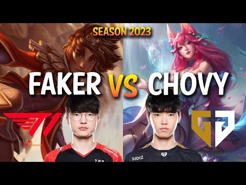T1 Faker vs GEN Chovy - Faker TALIYAH vs Chovy AHRI Mid - KR Ranked
