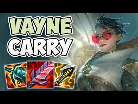 CHALLENGER VAYNE SHOWS HOW TO CARRY DIFFICULT GAMES | CHALLENGER VAYNE ADC GAMEPLAY | 11.14 S11