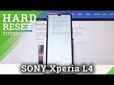 How to Factory Reset SONY Xperia L4 – Wipe Data & Customized Settings