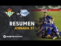 Resumen de Real Betis vs Deportivo Alavés (1-2)