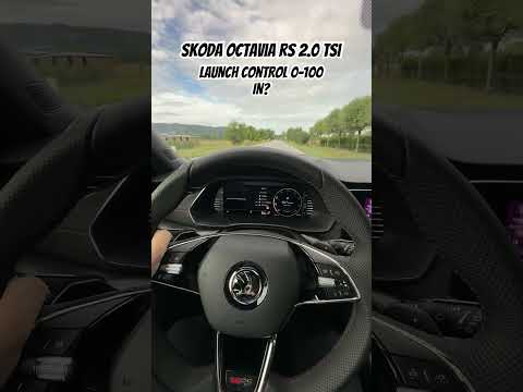 ŠKODA OCTAVIA RS 2.0 TSI LAUNCH CONTROL!! HOW FAST WAS THAT?? #skoda #octavia #rs #launchcontrol