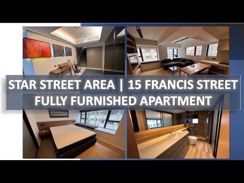 STAR STREET AREA | 15 Francis Street | Fully Furnished 1-Bedroom Apartment for Rent | 星街單位放租