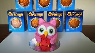 Terrys chocolate orange Owl. Easy tutorial for beginners cake decoration topper. Valentines DIY gift