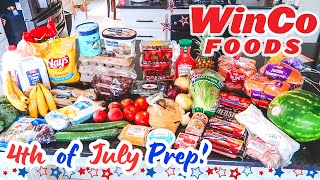 Winco Grocery Shopping Haul//4th of July Prep & Restock!