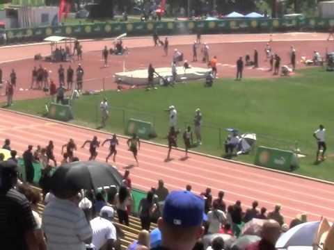 2012 Mt. Sac Relays-Walter Dix Mike Rodgers 100m