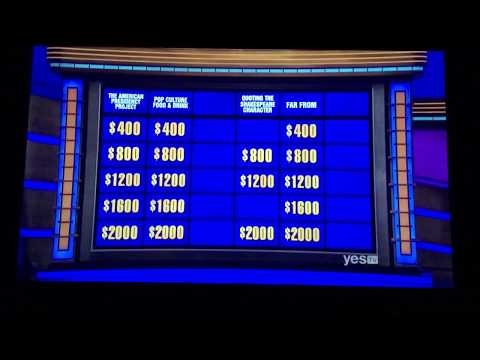 Double Jeopardy, Dan Martson Day 2 - 2nd Daily Double found (6/12/19)