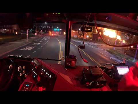 GoPro: Harrisburg City Truck 2 Arriving at Broad Street Market Fire 7/10/23