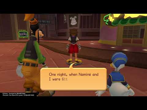 Kingdom Hearts Re:Chain of Memories (PS4) Story Cutscene #64 Twilight Town