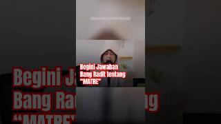 Download lagu penjelasan bang Radit tentang “Matre” mp3