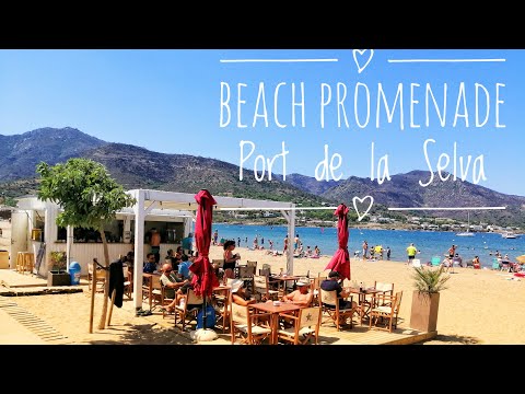 Walking tour beach promenade Port de la Selva Summer 2021