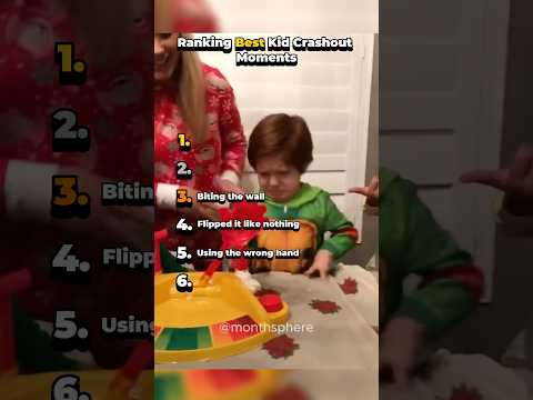 Ranking Best Kid Crashout Moments #shorts