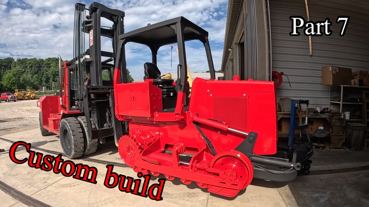 Full dozer restoration turns into a one of a kind Milwaukee themed dozer build! #milwaukeetools