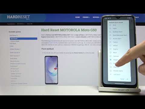 Alarm Tones on MOTOROLA MOTO G50 – Ringtone List