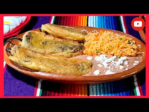 CHILES RELLENOS DE QUESO FRESCO | COMO HACER CHILES RELLENOS DE QUESO