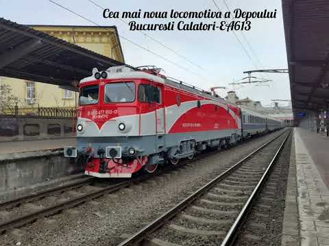 Cea mai noua locomotiva a Depoului Bucuresti Calatori,Delfinul EA477-613-0