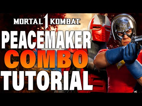 MK1 PEACEMAKER Combos - Mortal Kombat 1  Peacemaker Combo Tutorial