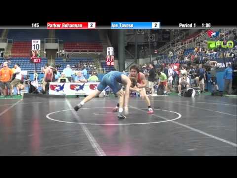 Junior 145 - Parker Bohannan (Oklahoma) vs. Joe Tavoso (New Jersey)
