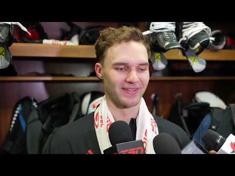 Josh Norris, Drake Batherson, Jake Sanderson, Anton Forsberg D.J. Smith Postgame Media Availability