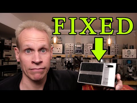 10 Transistor TRANSETTE Radio Receiver Troubleshooting Adventure!