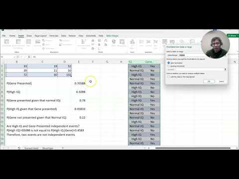 MAT 209 Lesson 7-1 Using Pivot table find conditional probability