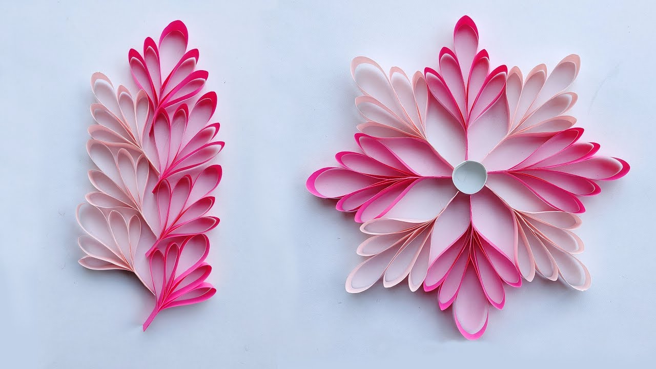 Easy Snowflake pattern | How to Make Paper Snowflakes | DIY Christmas Decorations