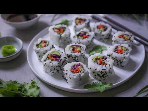 Veganes Sushi Inside-Out
