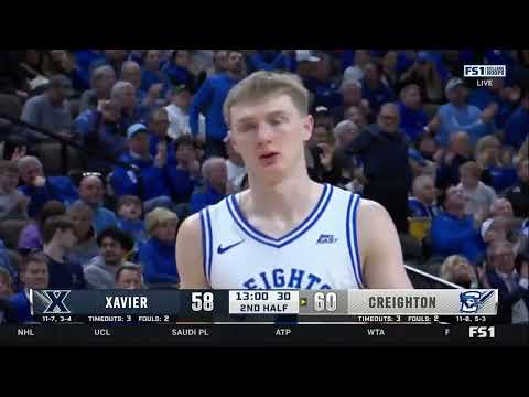 Creighton Men's Basketball Highlights vs. Xavier - 01.21.26