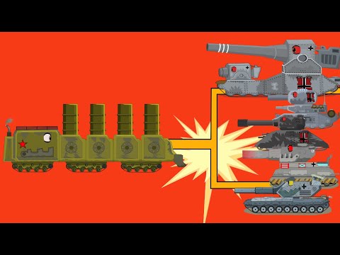 All series-Mega tanks against the Boss - Cartoons about tanks