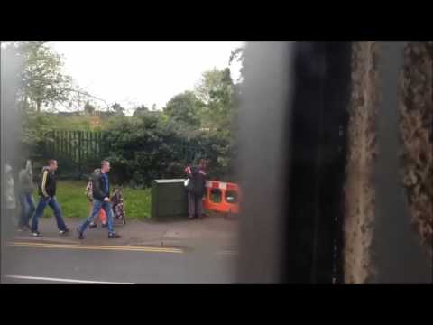 Mansfield Shopping Trolley Woman Fight - Mario Brothers Remix